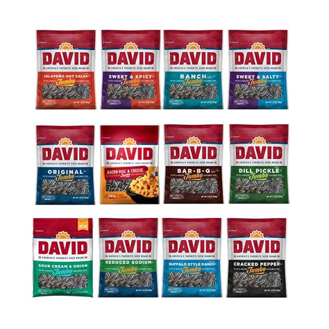 David Sunflower Seeds Flavors