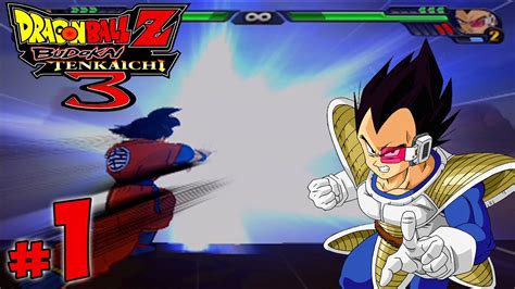 Dragonball Z: BT3 - Gameplay Walkthrough - Part 1 - Saiyan Saga - YouTube