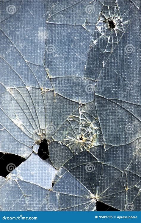 Broken glass window stock image. Image of broken, fragments - 9509795