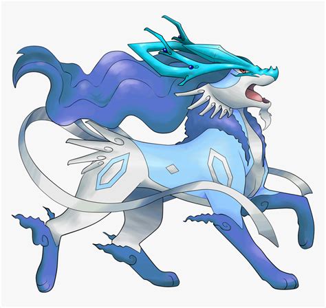 Mega Suicune Shiny, HD Png Download - kindpng