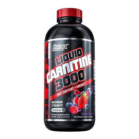 Carnitina 3.000 16 Oz. Berry Blast – Right Nutrition