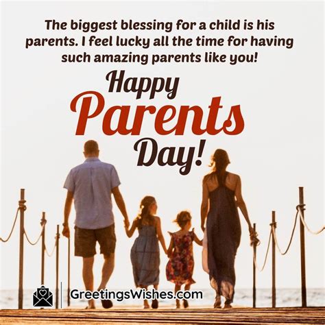 Parents Day Wishes Messages ( 28th July ) - Greetings Wishes