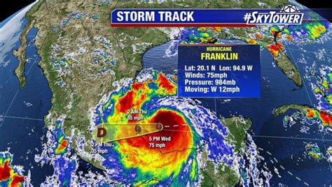 Hurricane Franklin, first of 2017 season, forms east of Mexico | FOX 13 ...