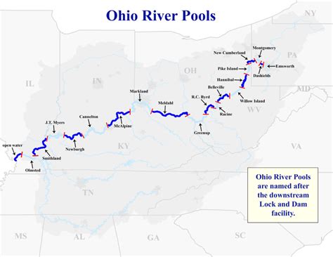 Ohio River Dams Map - Chrysa Bobinette