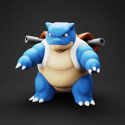 ArtStation - Blastoise Fan art Blender