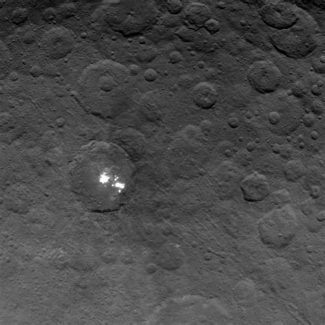 Do You See Bright Spots on Ceres? Icy Bright Spots on Ceres. – Lights in the Dark