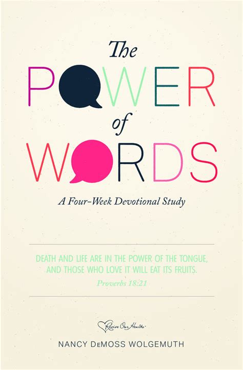 The Power of Words (Booklet) - Revive Our Hearts