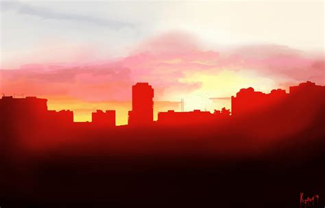 Sunset City by KyJlu4uK on DeviantArt