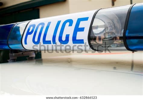 Police Lights On Patrol Car Stock Photo (Edit Now) 632866523