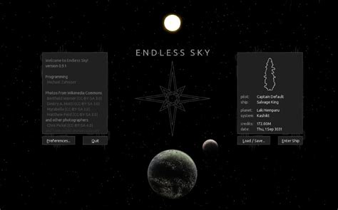 Endless sky map - snetatila