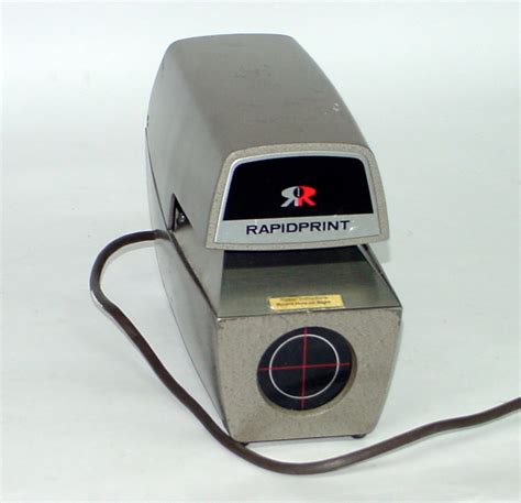 RapidPrint Time Stamp Machine Time Clock Model AR-E ~ Look! | eBay