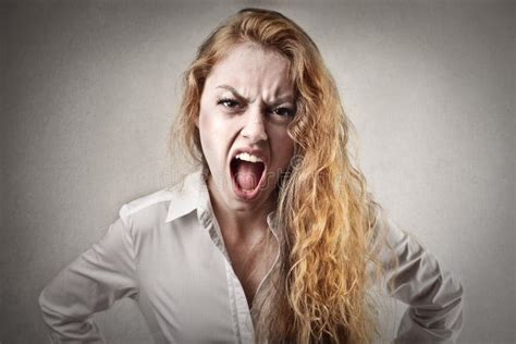 Angry Screaming Woman Stock Photos - Image: 35797133