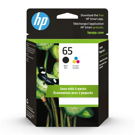 Original HP 65 Black/Tri-color Ink Cartridges (2-pack) | Works with HP ...