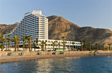 Resort Hotels In Eilat, Israel Stock Image - Image of architecture ...