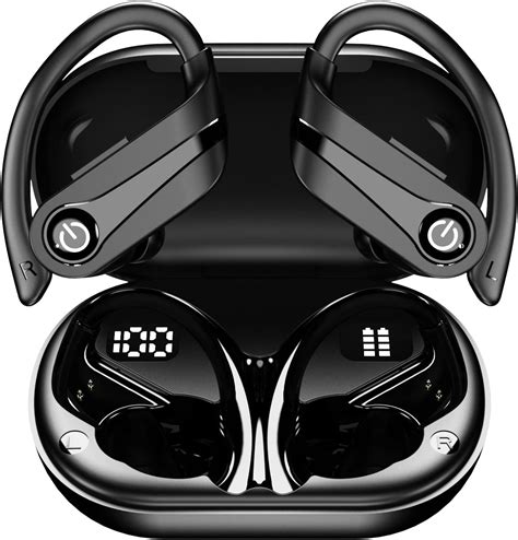 Wireless Earbuds 72H Headphones with Mic Over Ear Bluetooth 5.3 USB-C ...