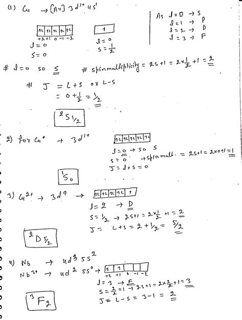 [Solved] Derive the ground state term symbol for the following elements ...