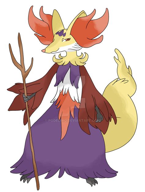 Mega Delphox by Pgdelirio on DeviantArt