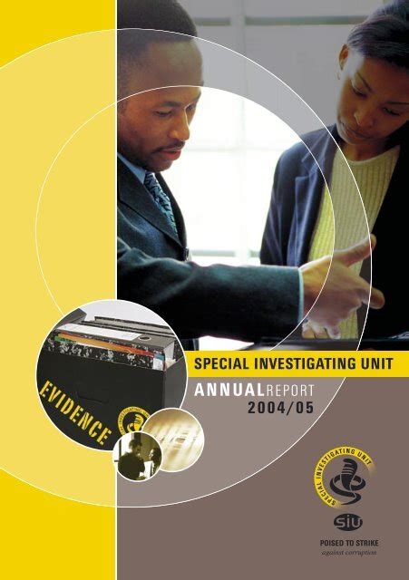 Annual Report 2004/05 - Special Investigating Unit