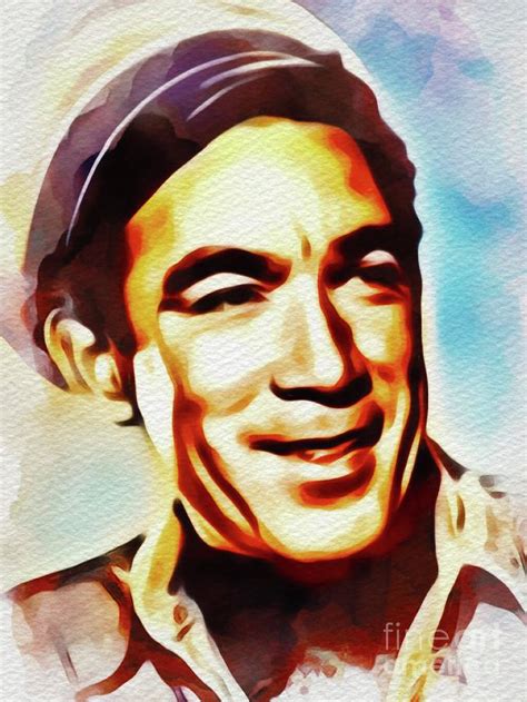 Anthony Quinn, Vintage Movie Star Painting by Esoterica Art Agency ...