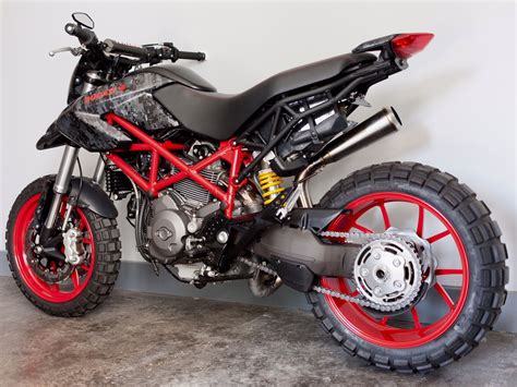 Custom Ducati Hypermotard 796 by Jesse Spade – BikeBound