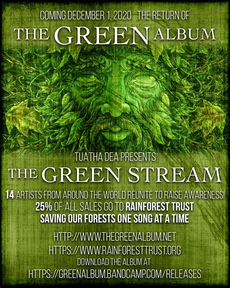 The Green Album “Green Stream” – Tuatha Dea OFFICIAL Website