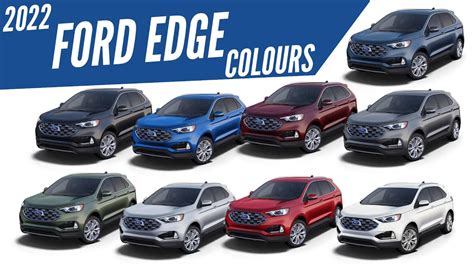 2022 Ford Edge - All Color Options - Images | AUTOBICS - YouTube