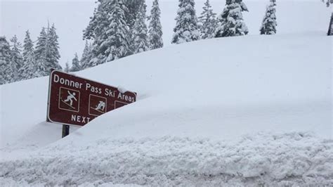 California's Sugar Bowl Ski Resort is closing in on 800 inches of snow this season: (Photo ...