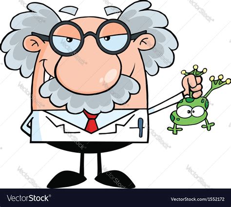 Scientist cartoon Royalty Free Vector Image - VectorStock