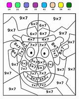 Multiplication Pictures Coloring Page Free Printable PDF sketch template