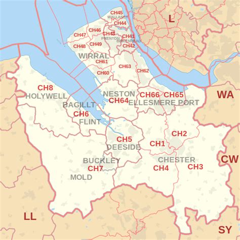 Chester postcode information - list of postal codes | PostcodeArea.co.uk