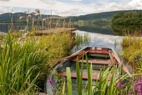 Lake of Menteith in the Trossachs, Scotland — See Loch Lomond