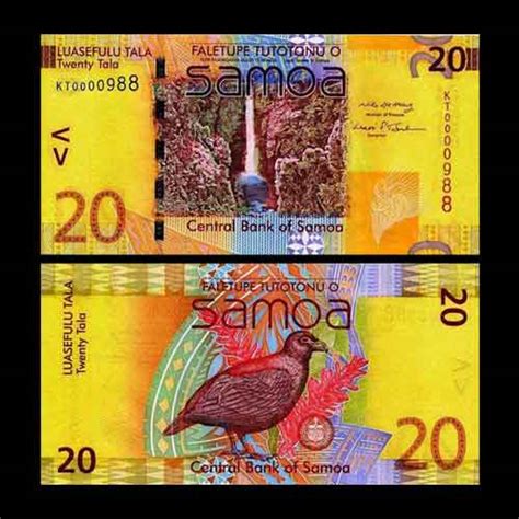 Beautiful 20 Tala Banknotes of Samoa | Mintage World