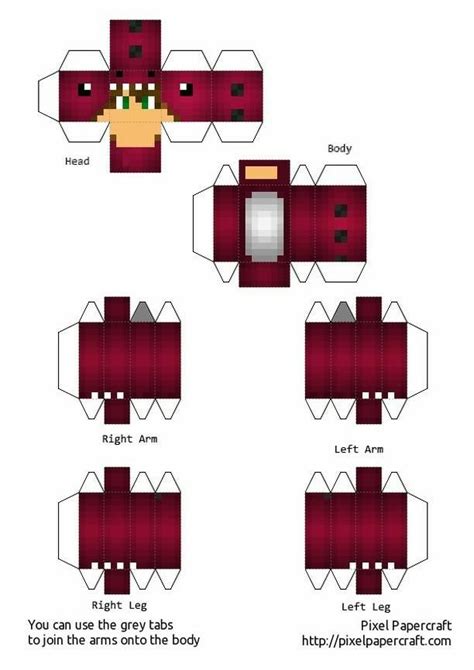 Skin Raptor | Papercraft minecraft skin, Minecraft crafts, Paper crafts diy kids