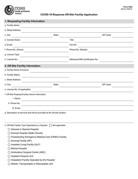 Form 3220 - Fill Out, Sign Online and Download Fillable PDF, Texas ...