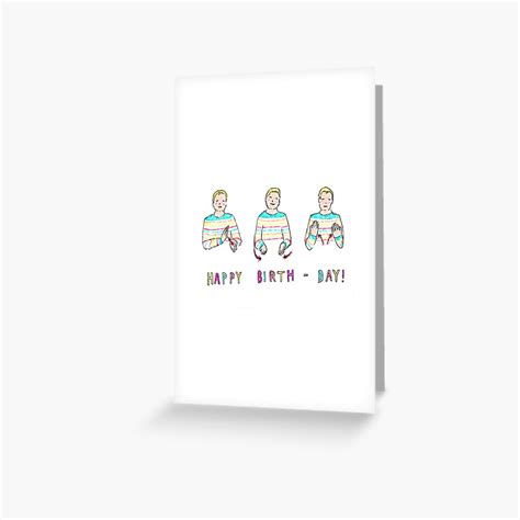 "BSL Happy Birthday!" Greeting Card for Sale by eleanor-eden | Redbubble