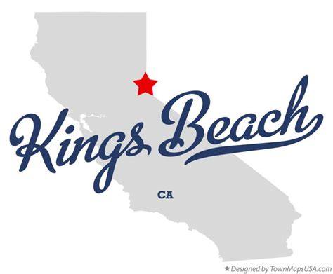 Map of Kings Beach, CA, California