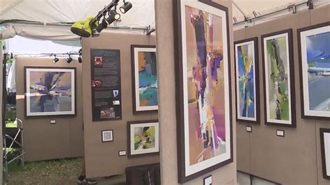 Brookside hosts 37th annual art show - YouTube