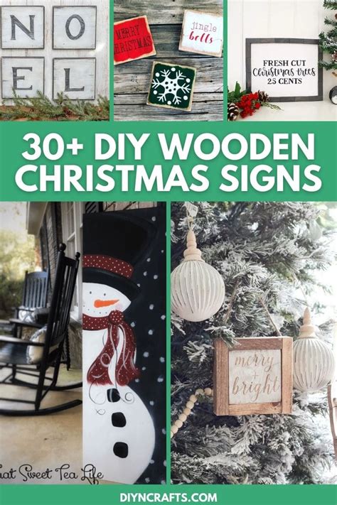 30+ Unique DIY Wooden Signs For Christmas Decorating - DIY & Crafts