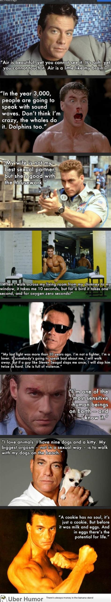 Things Jean-Claude van Damme said. | Funny Pictures, Quotes, Pics, Photos, Images. Videos of ...