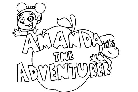 Free Printable Amanda the Adventurer coloring page - Download, Print or ...