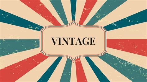 Google Slides Free Vintage Presentation Theme - SlideKit