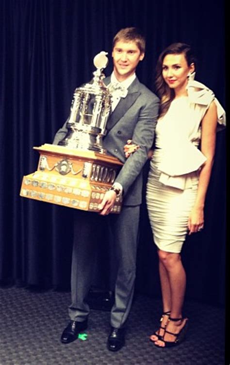 Sergei Bobrovsky & Wife Olga Celebrate Winning The Vezina Trophy ...