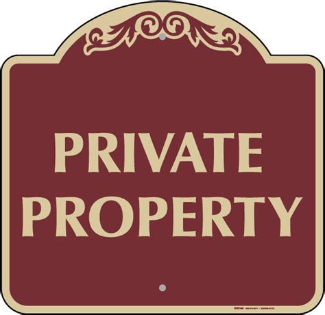 Private Property Sign - Save 10% Instantly