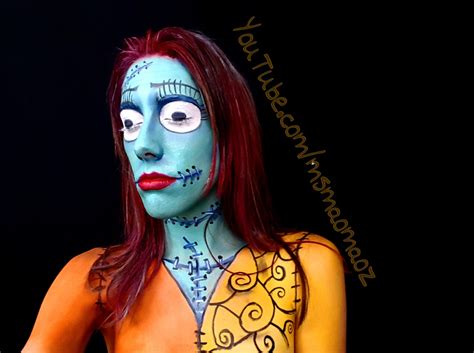 Sally From Nightmare Before Christmas Makeup Transformation : 8 Steps - Instructables