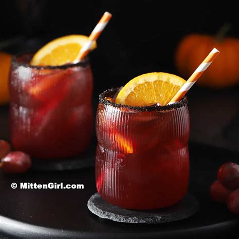 Easy Halloween Mocktail Recipe - Homemade Happy Hour