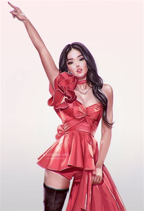 Jennie Fan Art | Blackpink fashion, Fashion illustration, Black pink