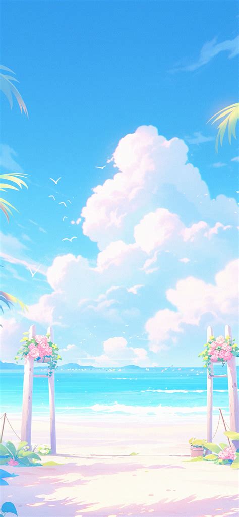 Beautiful Summer Beach Anime Wallpapers - Summer Wallpapers 4k