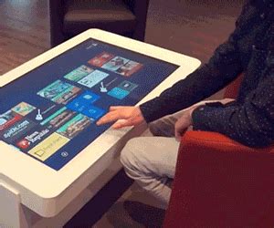 Interactive Coffee Table | Touch table, Touch screen design, Touch ...