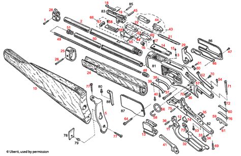 Winchester 1873 Rifle Schematic