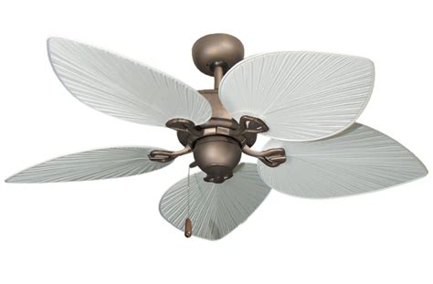 42 inch Bombay Ceiling Fan - Pure White Leaf Blades